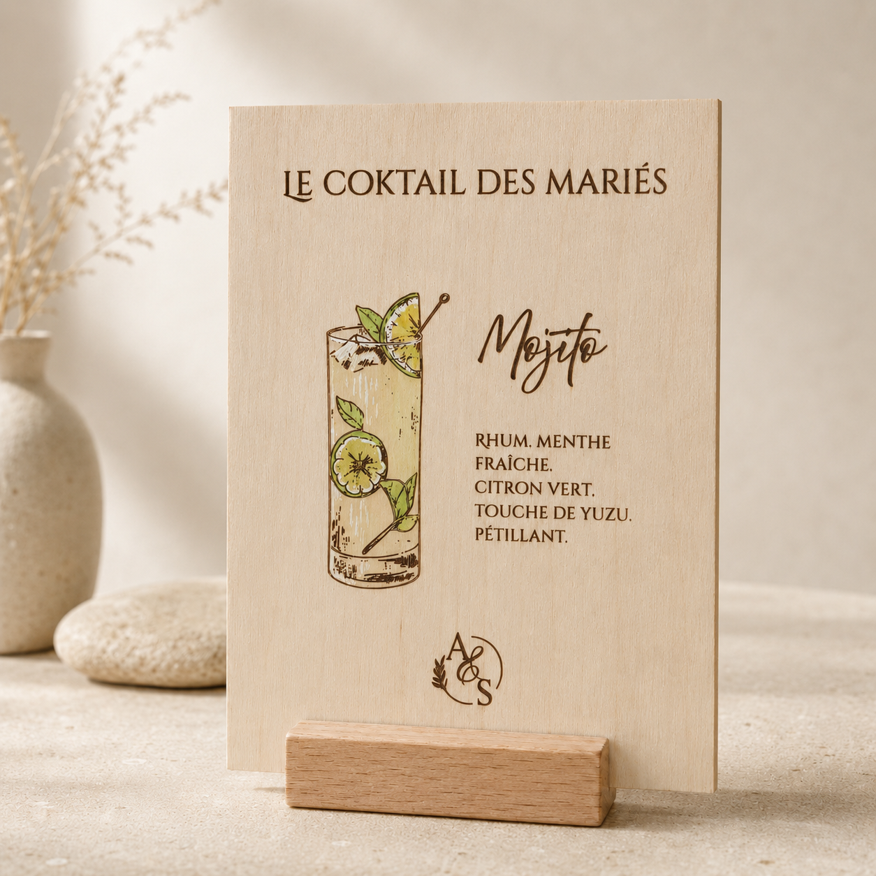 Carte cocktail sur mesure