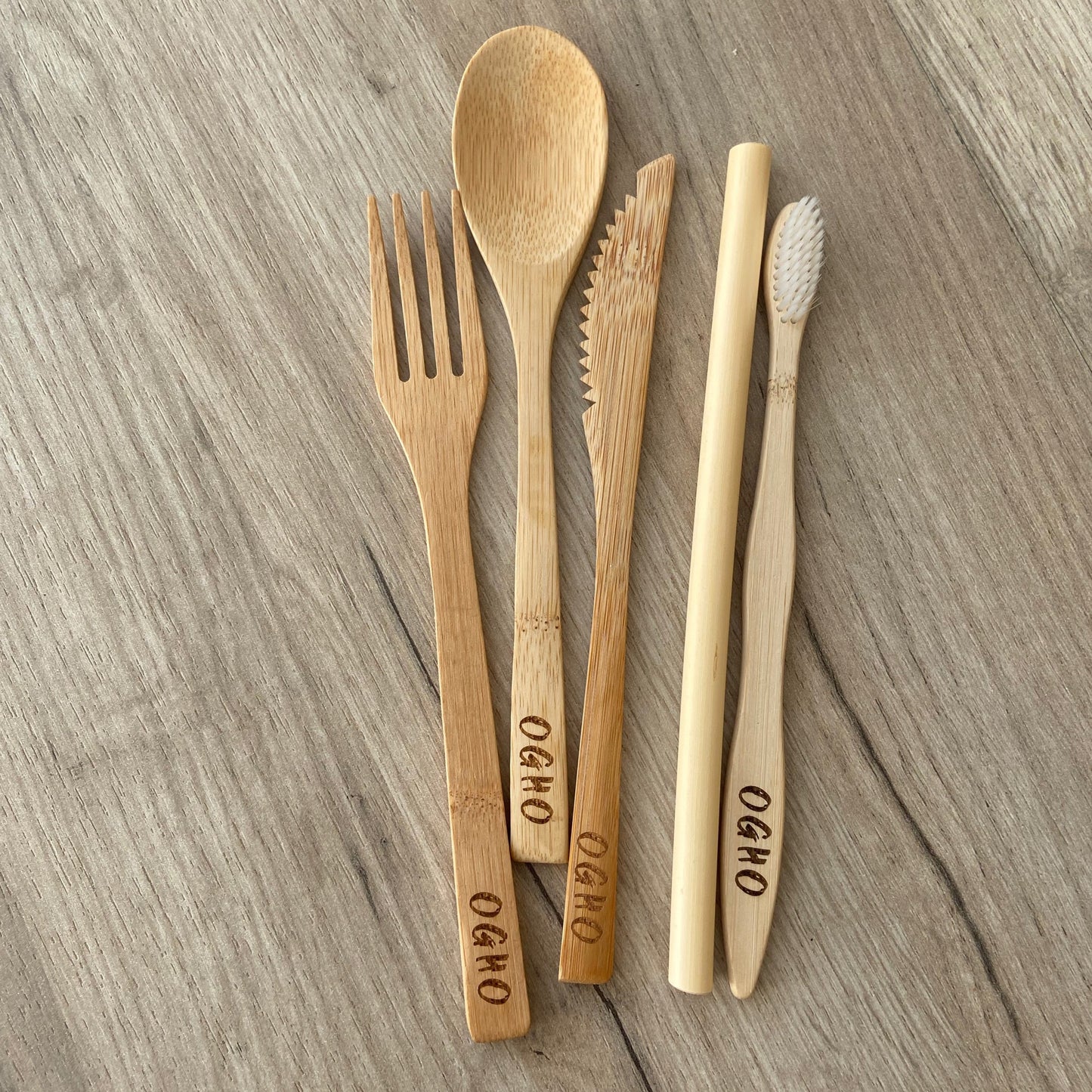 Ogho cutlery set - Bamboo