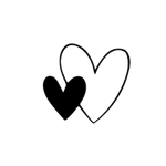double-coeur-noir